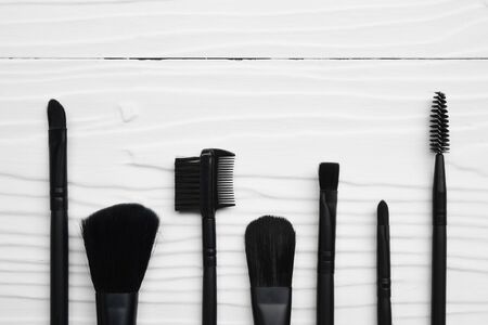 collection of make up and cosmetic beauty products arrangedの写真素材