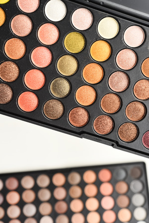 collection of make up and cosmetic beauty products arrangedの写真素材