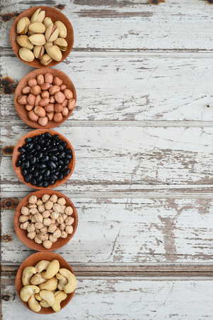 collection of different legumes for backgroundの写真素材