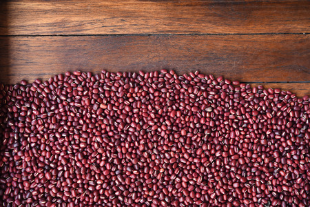 close up of red beans for background