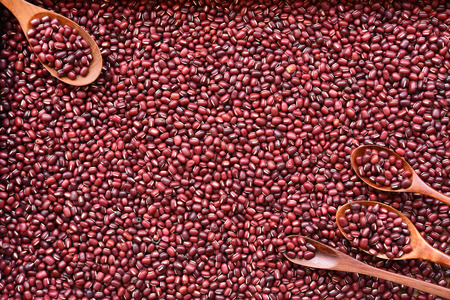 close up of red beans for backgroundの写真素材