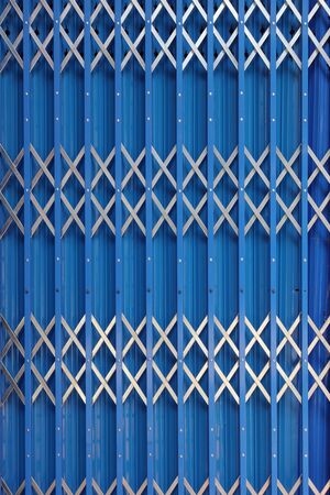 old style of closed steel door