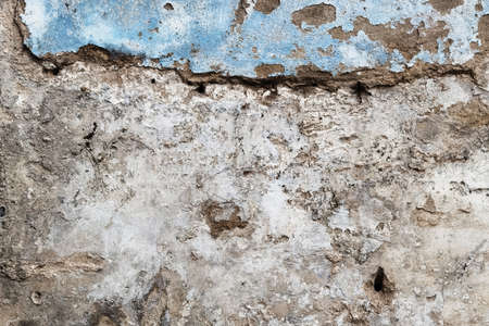 Concrete cement cracked wall texture for backgroundの写真素材