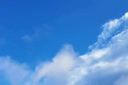 Beautiful blue sky with cloud in natureの写真素材