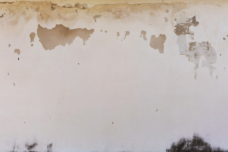 Concrete cement cracked wall texture for backgroundの写真素材