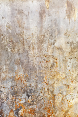 Concrete cement cracked wall texture for backgroundの写真素材