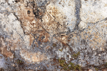Concrete cement cracked wall texture for backgroundの写真素材