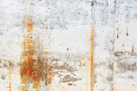 Concrete cement cracked wall texture for backgroundの写真素材