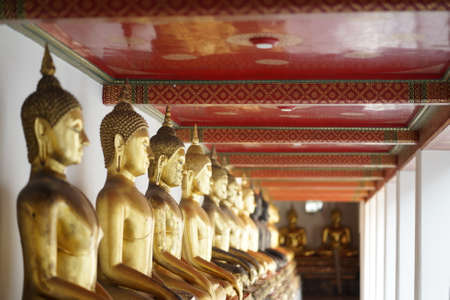 Bangkok, Thailand. ,Wat Pho, Temple of Reclining Buddha.