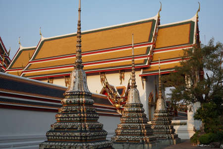 Bangkok, Thailand. Wat Pho, Temple of Reclining Buddha.