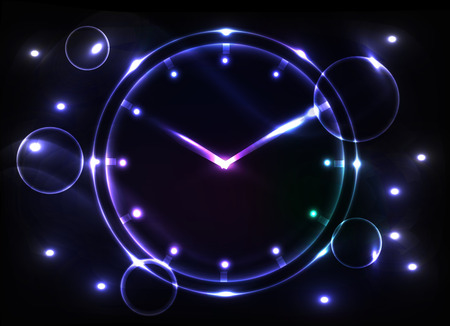 abstract clock background - conceptual vectorのイラスト素材
