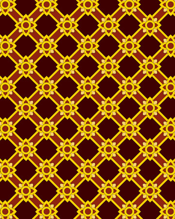 thai pattern backgroundのイラスト素材