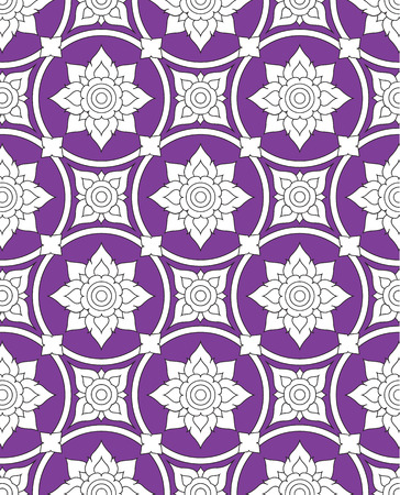 thai pattern backgroundのイラスト素材