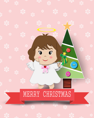 Christmas  character cute kids .Vector illustrationのイラスト素材