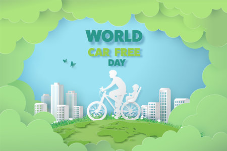 Paper cut with World no drug day.の写真素材