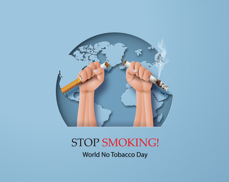 World No Tobacco Day. Vector illustration. World No Tobacco Day.の写真素材