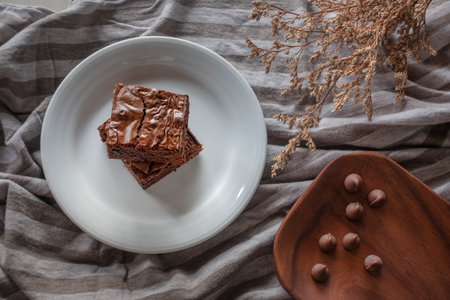 Brownie timeの写真素材