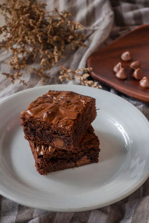 Crunchy of brownieの写真素材