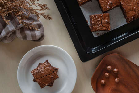 Brownie timeの写真素材
