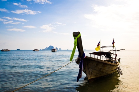 boat of thai sea