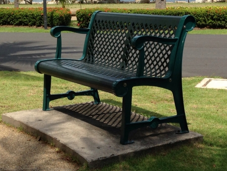 Field chair in the gardenの素材