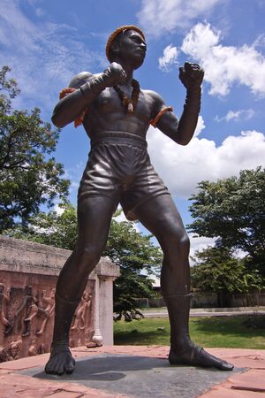 Muay Thai , Phimai,nakornratchasima , thailandの写真素材