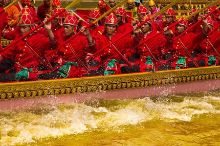 BANGKOK,THAILAND - NOVEMBER 2   was set for the dress rehearsal of the Royal Barge Procession for...