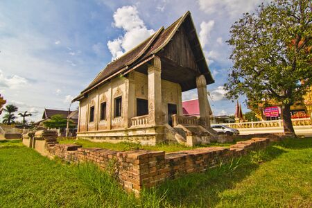 thai temple buddhism in thailandの写真素材