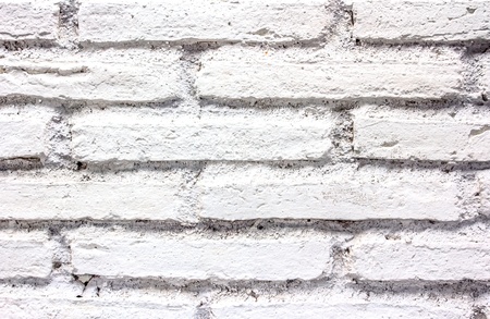 White brick wall texture for a background