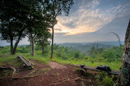 Beautiful mountain landscapeの写真素材