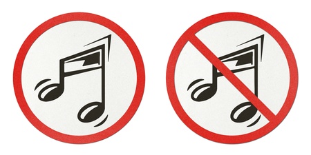 No Entry traffic sign recycled paper on white background.の写真素材