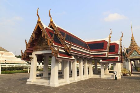 Pavilion for relaxing in the Wat Phra Kaew.のeditorial素材