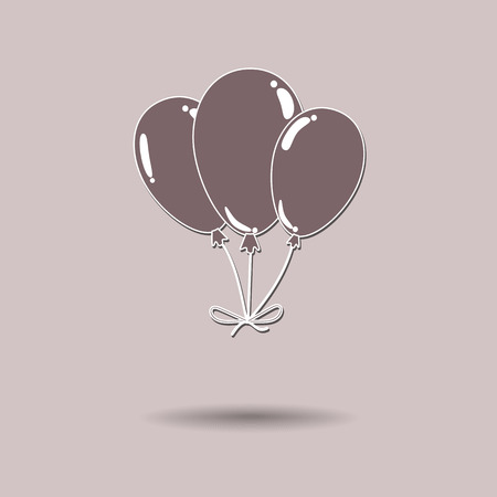 Vector illustration of  box balloon color background.のイラスト素材