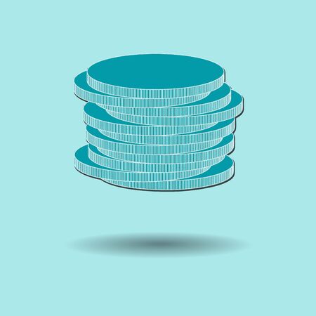 Vector illustration of  Money color background.のイラスト素材