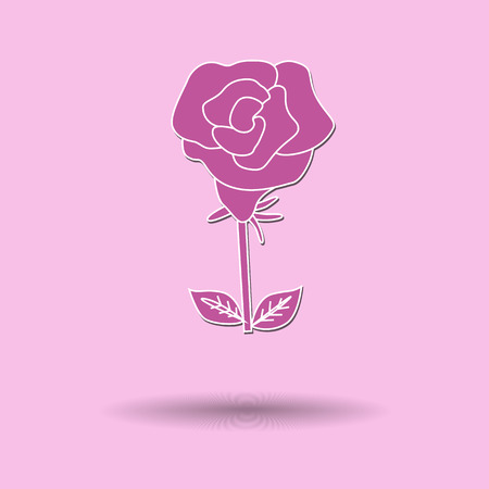 Vector illustration of  Rose color background.のイラスト素材