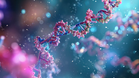 The Plasmid and Gene Fragment are Combined to Create a Plasmid Containing a Gene, 3D Rendering, AI Generatedの素材