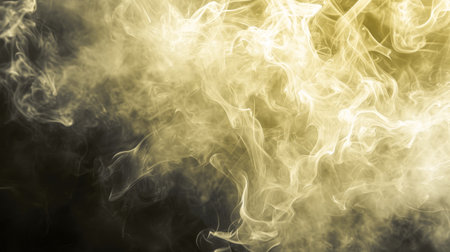 Beautiful abstract light background with ethereal ivory smoke wisps, enhanced by intriguing dramatic backlighting, Ai Generated.の素材