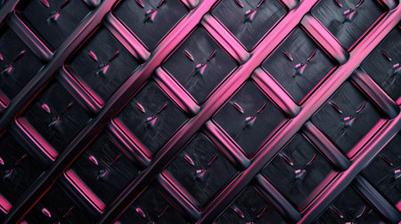 Black and pink metallic textures combine, forming a dynamic and stylish backdrop, Ai Generated.の素材