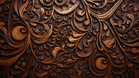 Detailed wooden cut texture showcases the organic elegance of timber, Ai Generated.の素材