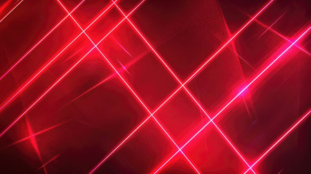 Neon accents adorn an abstract geometric background, Ai Generated.の素材
