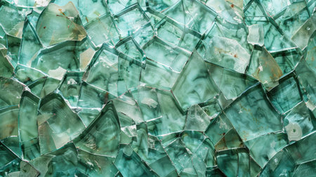 Abstract beauty captured in the fragility of broken glass texture, Ai Generated.の素材
