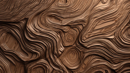 Explore the natural allure of a textured wooden cut surface. Ai Generatedの素材