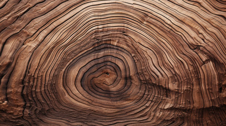 Explore the natural allure of a textured wooden cut surface. Ai Generatedの素材
