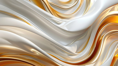 Transform your walls with a modern and creative 3D abstraction wallpaper, Ai Generated.の素材