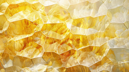 Symmetric exagon pattern in a side-by-side arrangement, Ai Generated.の素材