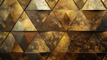 Pyramid-inspired background texture brings a sense of mystery, Ai Generated.の素材