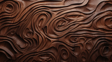 Explore the natural allure of a textured wooden cut surface. Ai Generatedの素材