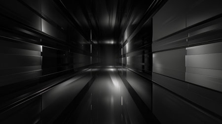 Modern and luxurious black background for contemporary wallpapers, Ai Generated.の素材
