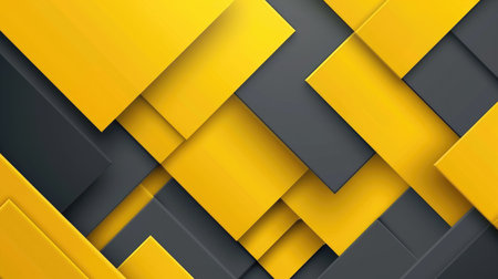 Modern and luxurious yellow background for contemporary wallpapers, Ai Generated.の素材
