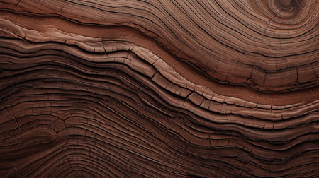 Explore the natural allure of a textured wooden cut surface. Ai Generatedの素材